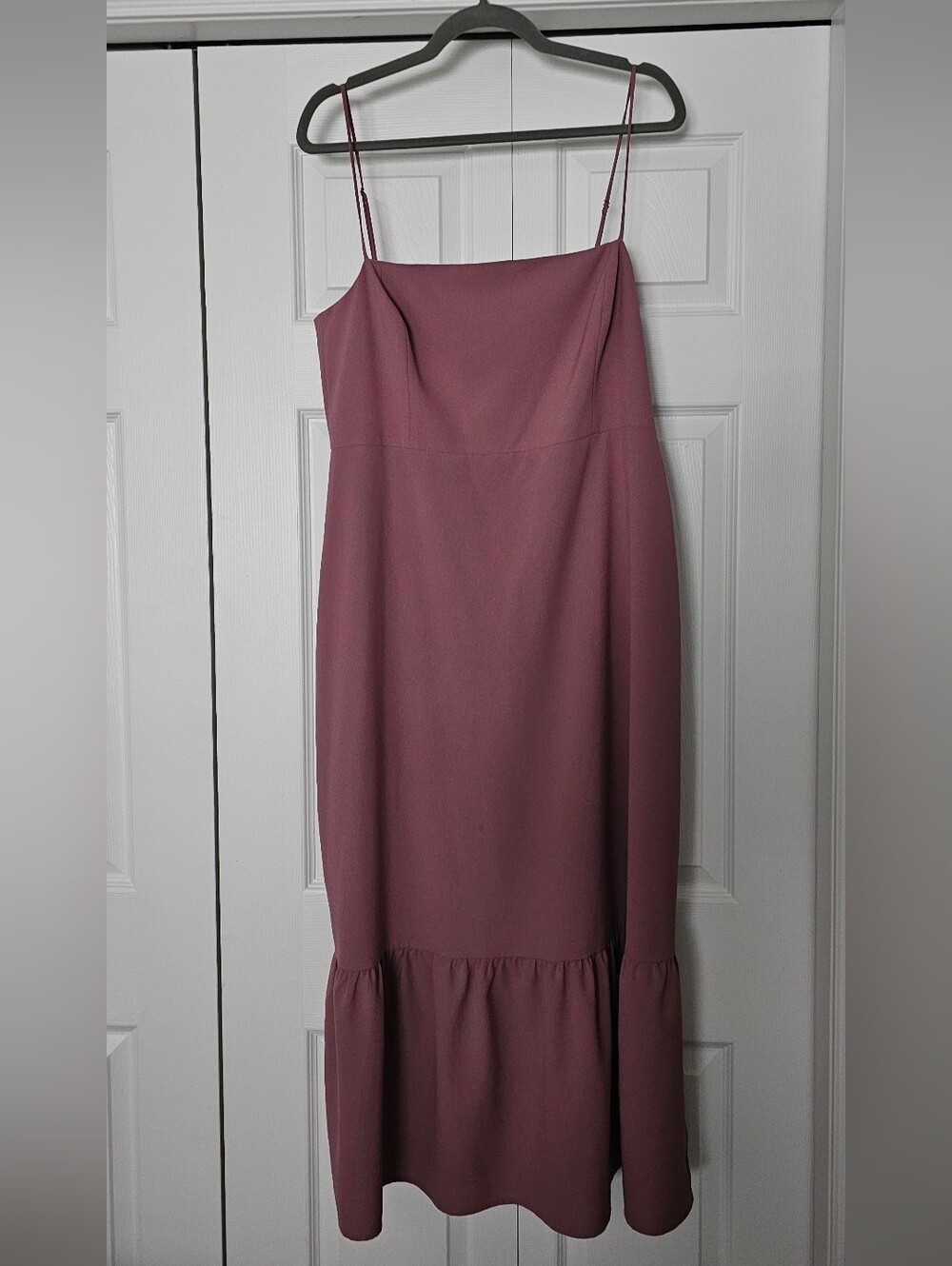 Park & Fifth Mauve Spaghetti-Strap Midi Dress